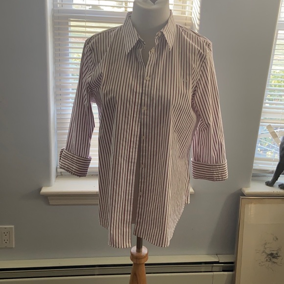 RALPH LAUREN QUARTER SLEEVE DRESS SHIRT - Picture 1 of 5